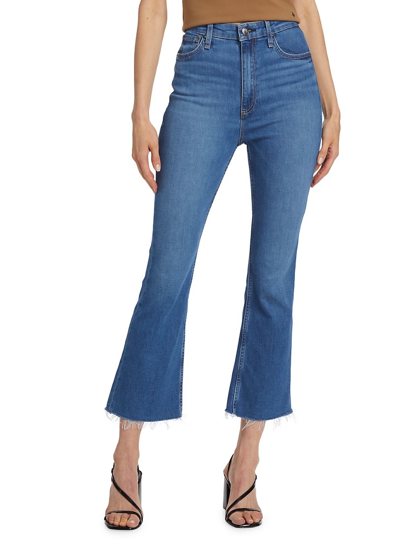 Casey Flared Ankle-Crop Jeans