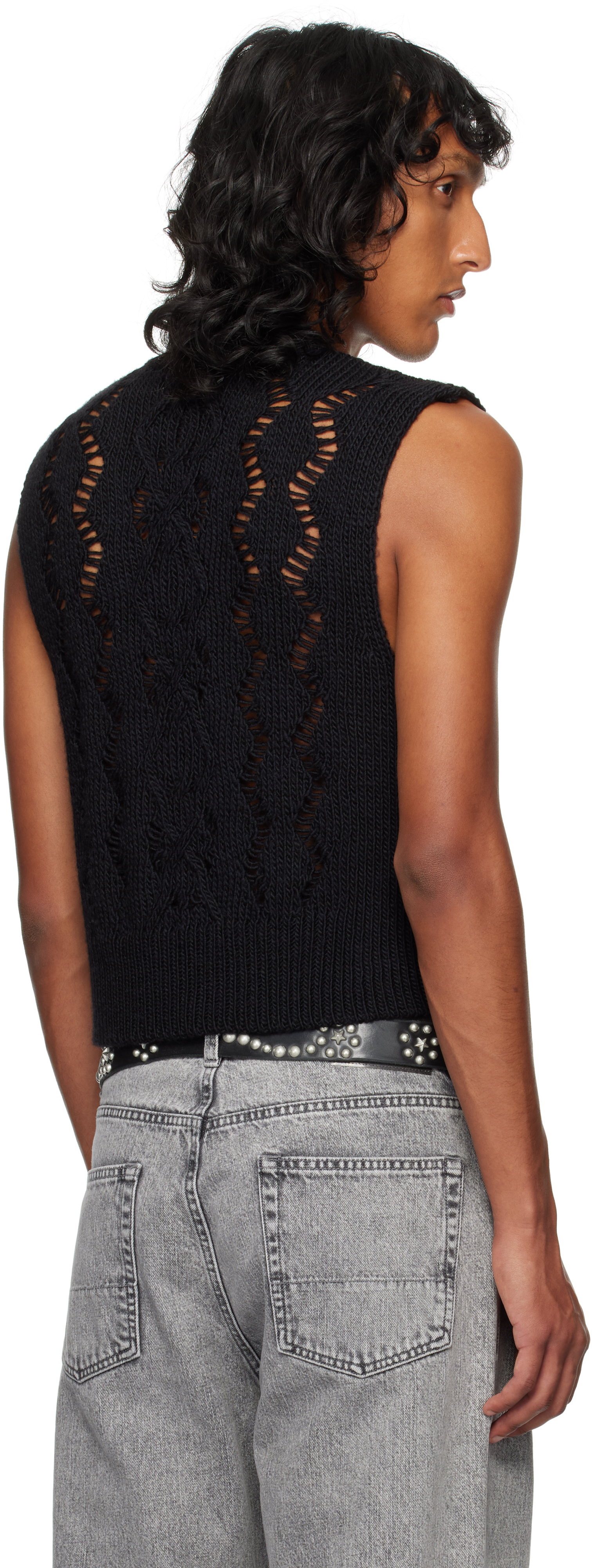 OUR LEGACY Black Cable Michigan Vest
