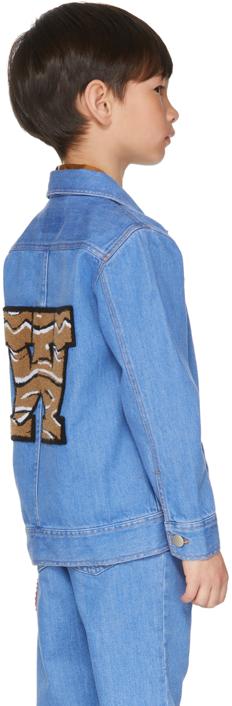 織り柄チェック ウルフアンドリタ デニムジャケット | kinderpartys.at