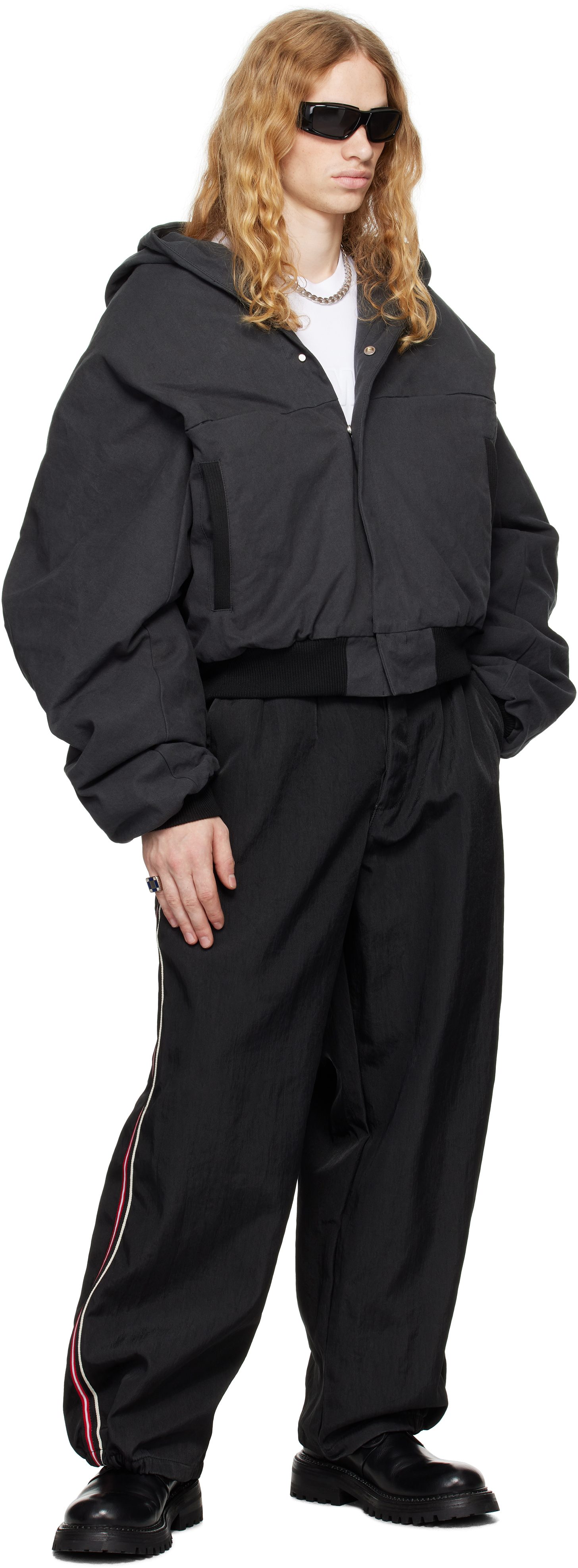 Rivington Roi Rebis Black Penta Track Pants