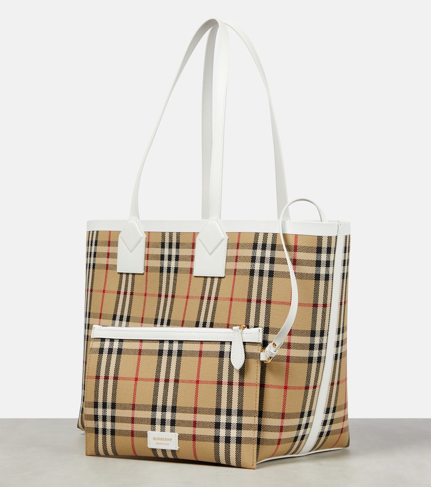 Burberry Medium London Check Tote Bag