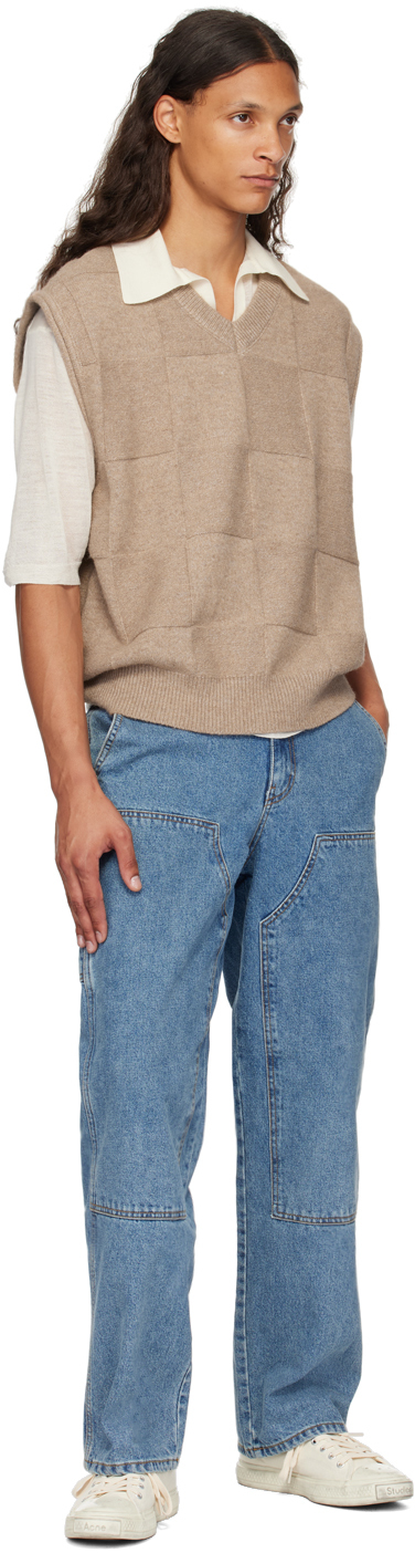 Dunst Blue Patched Carpenter Jeans