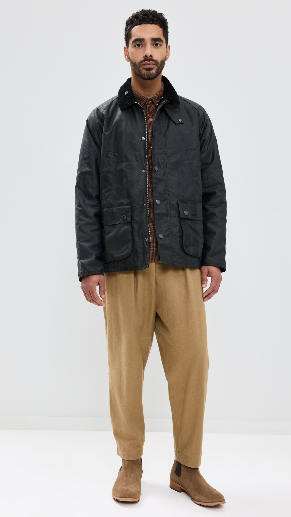 Bedale Modern Check Wax Jacket Dundee Tartan
