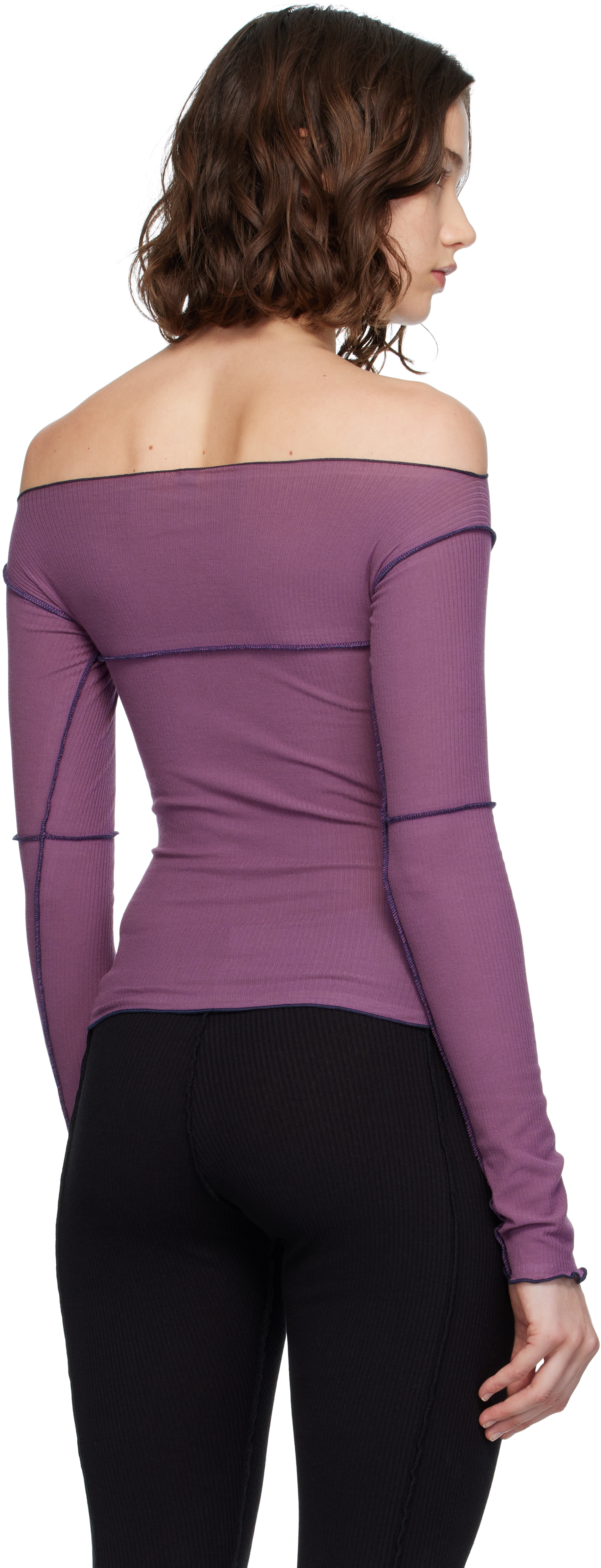 Purple Cinder Halter Top
