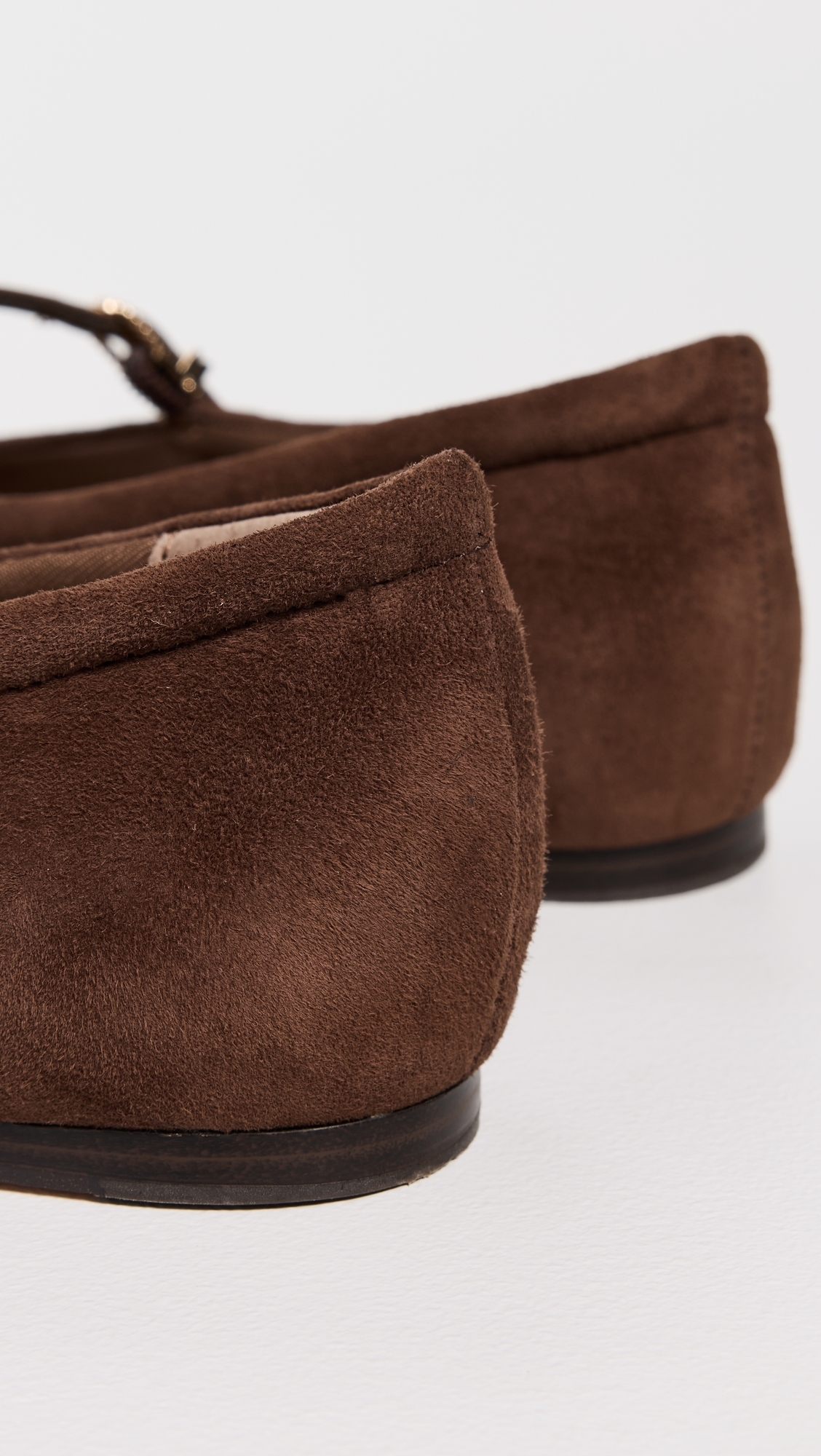 Reyes Flats Dk Brown Suede