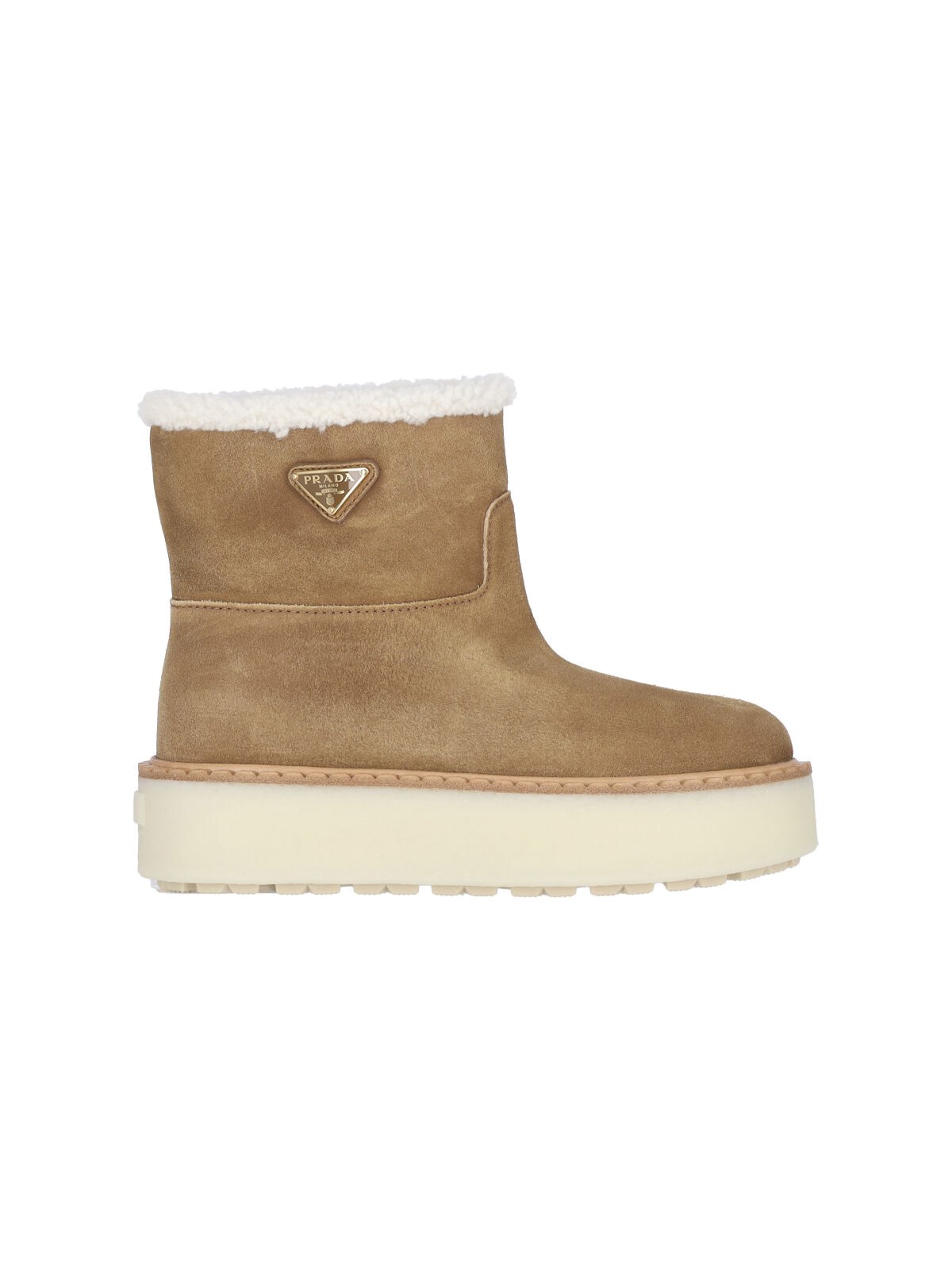 Logo Shearling Boots