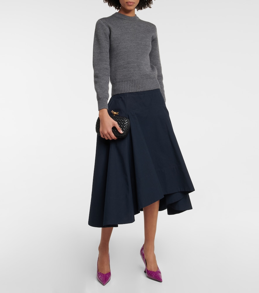 Knot Intreccio leather clutch