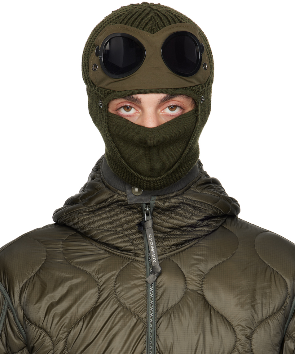 C.P. Company Khaki Goggle Balaclava