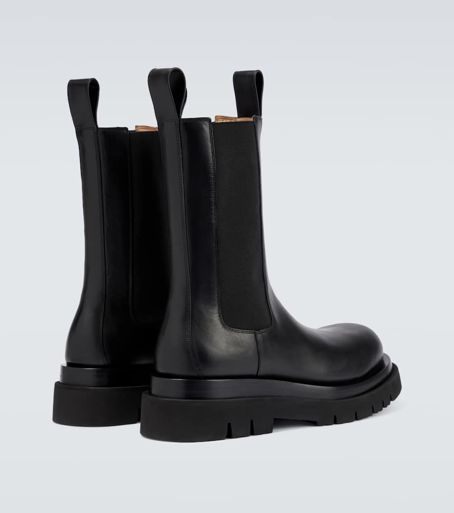 Bottega Veneta Lug leather ankle boots