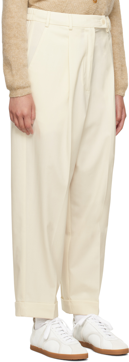 Cordera Off-White Tailoring Trousers