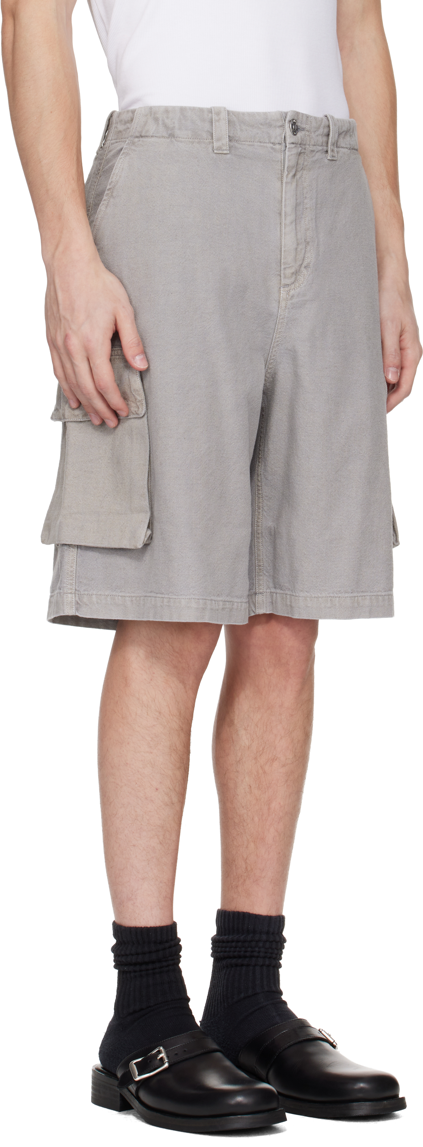 OUR LEGACY Gray Mount Shorts