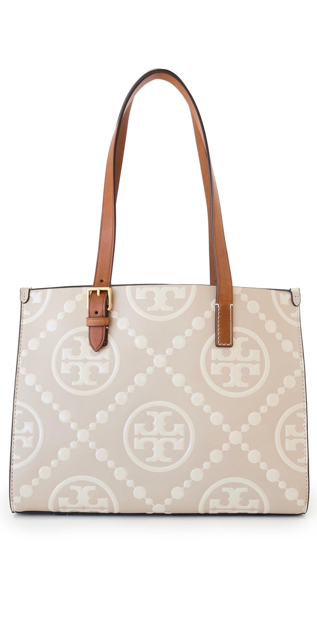 Mini T Monogram Contrast Embossed Tote : Women's Handbags, Crossbody Bags