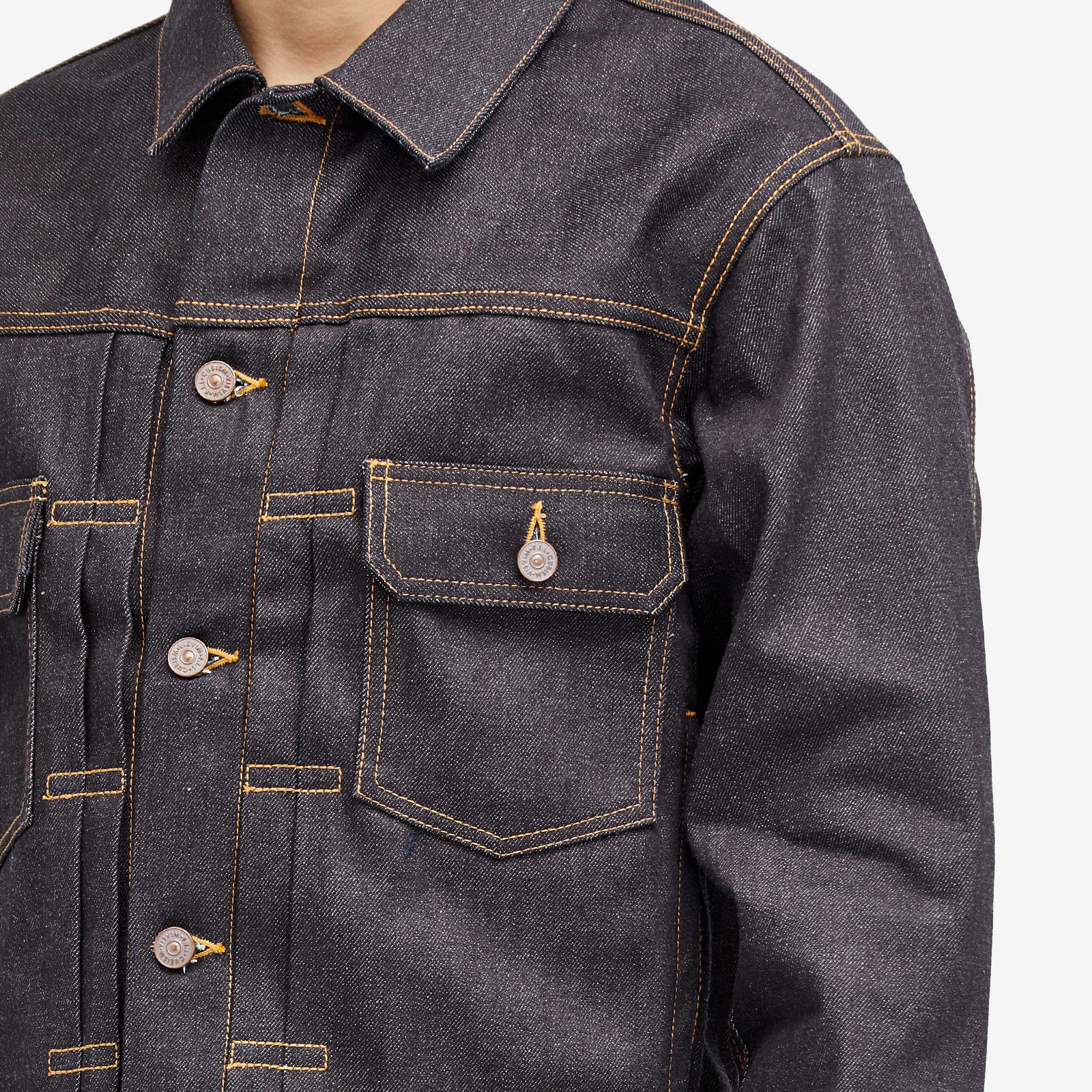 Men's 101 Unwashed Denim Jacket in Blue