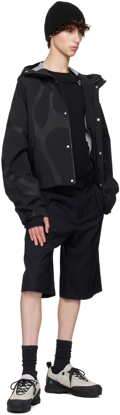 HELIOT EMIL Black Robur Shorts