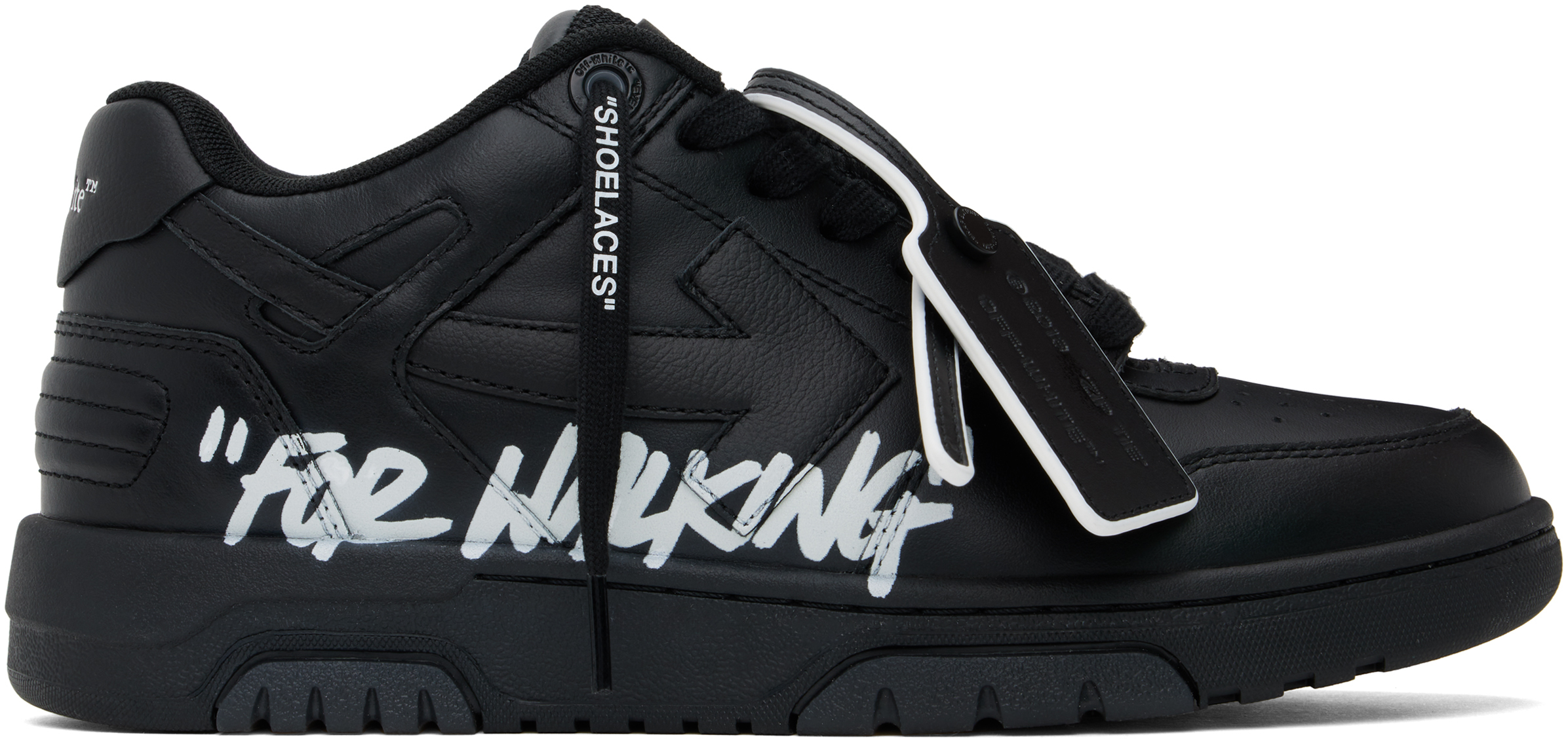 Off-White Black Out Of Office Sneakers