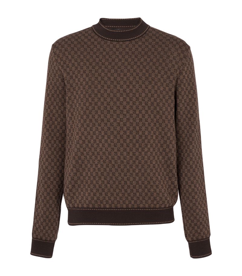 Balmain Mini Monogram Jacquard Sweater - Realry: A global fashion
