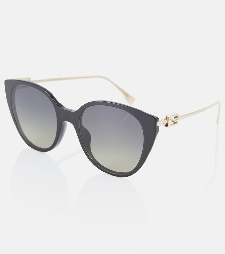 Fendi Eyewear Baguette Ff-monogram Cat-eye Sunglasses - ShopStyle