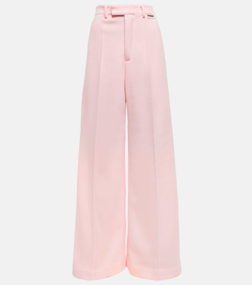 Vetements High-rise wide-leg fleece pants - Realry: A global