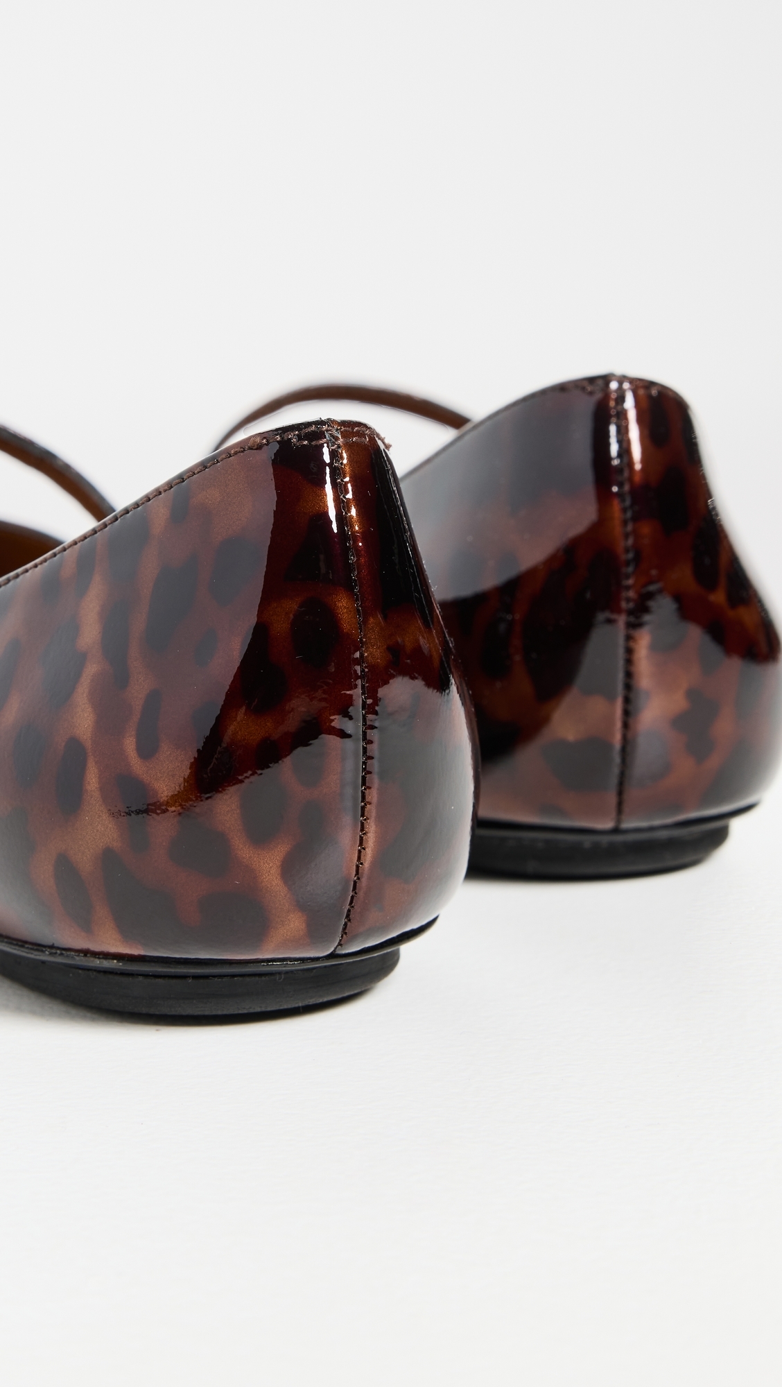 Emilia Mary Jane Flats Dark Brown