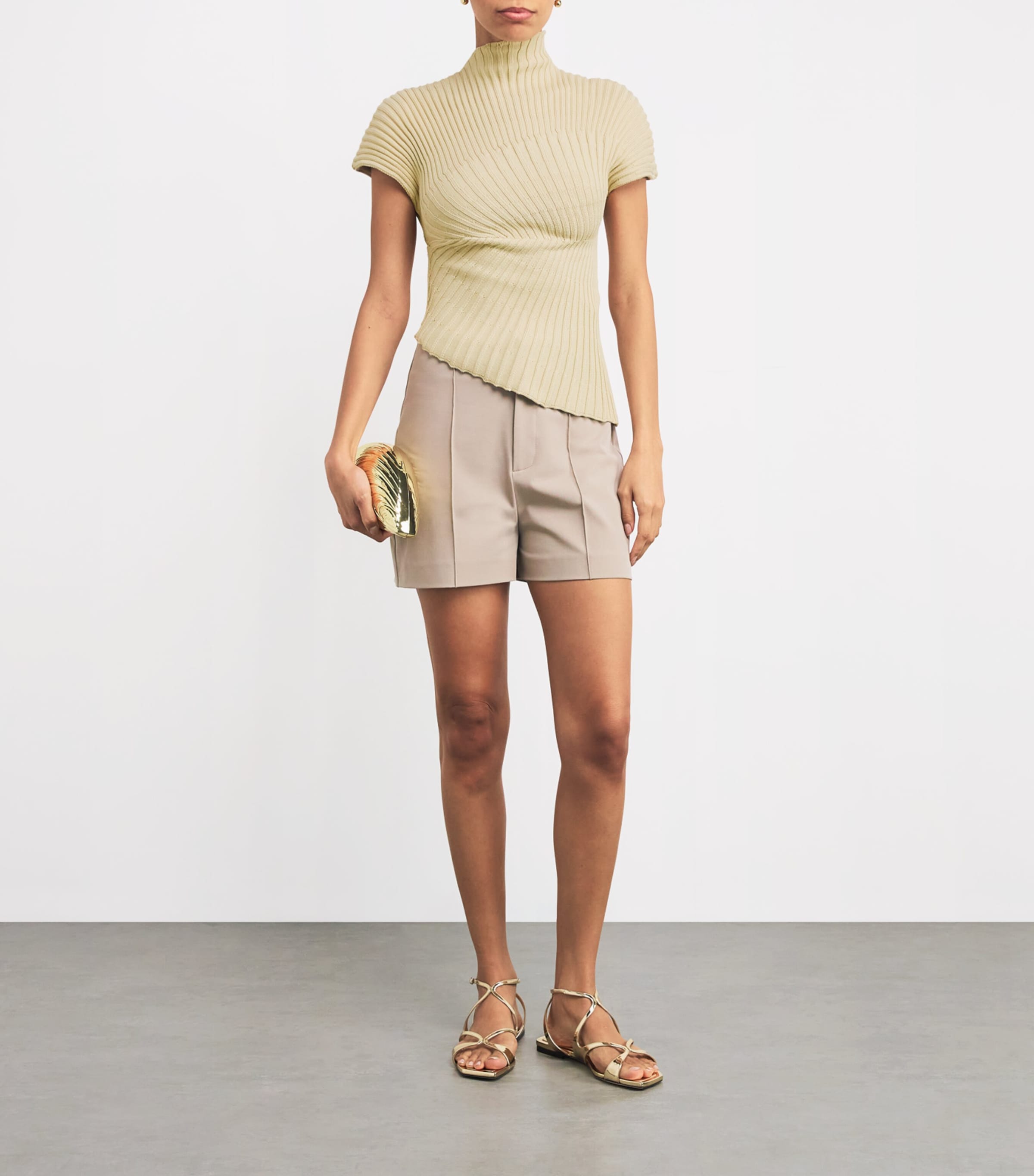 Asymmetric Knitted Annemie Top