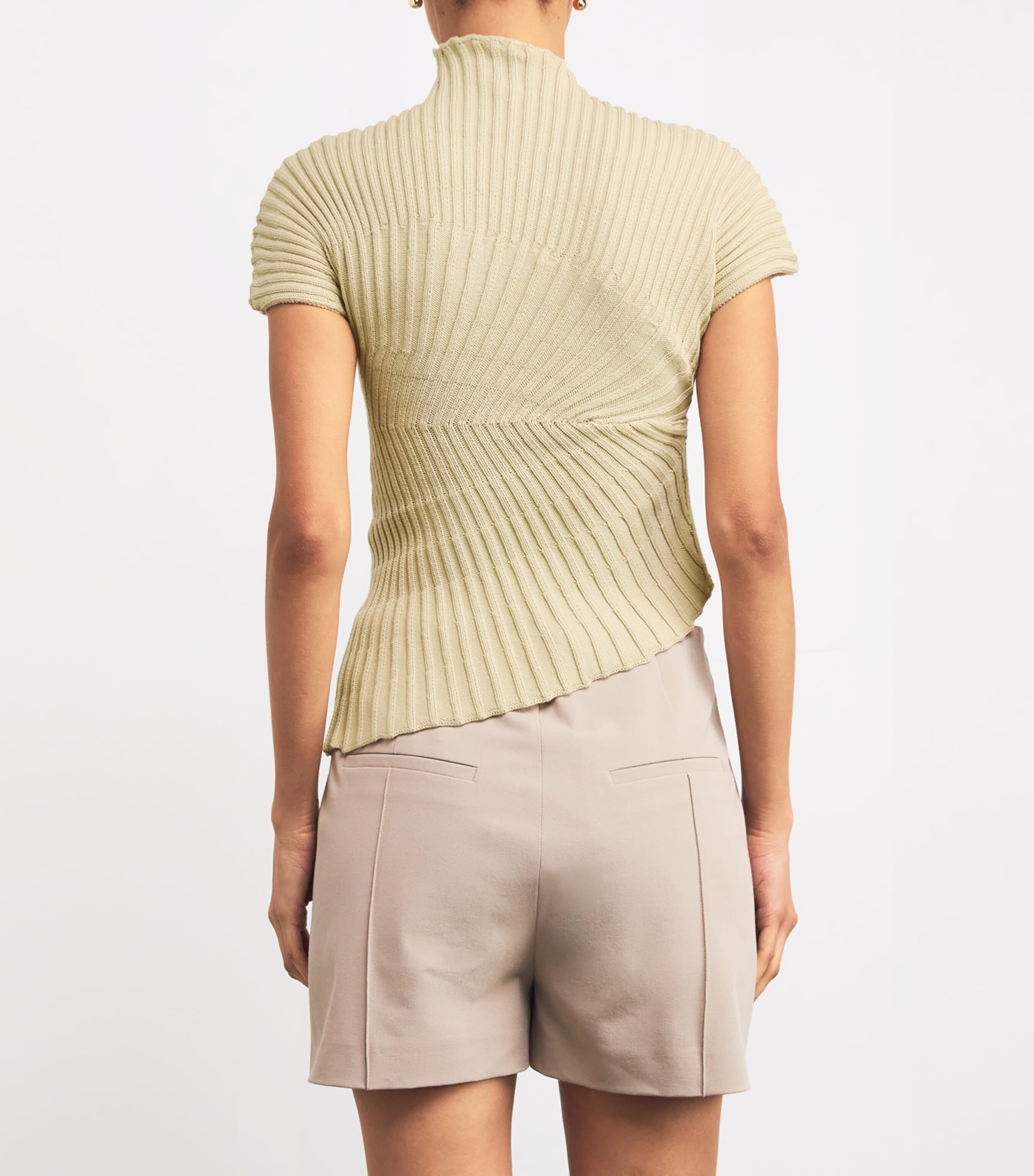 Asymmetric Knitted Annemie Top