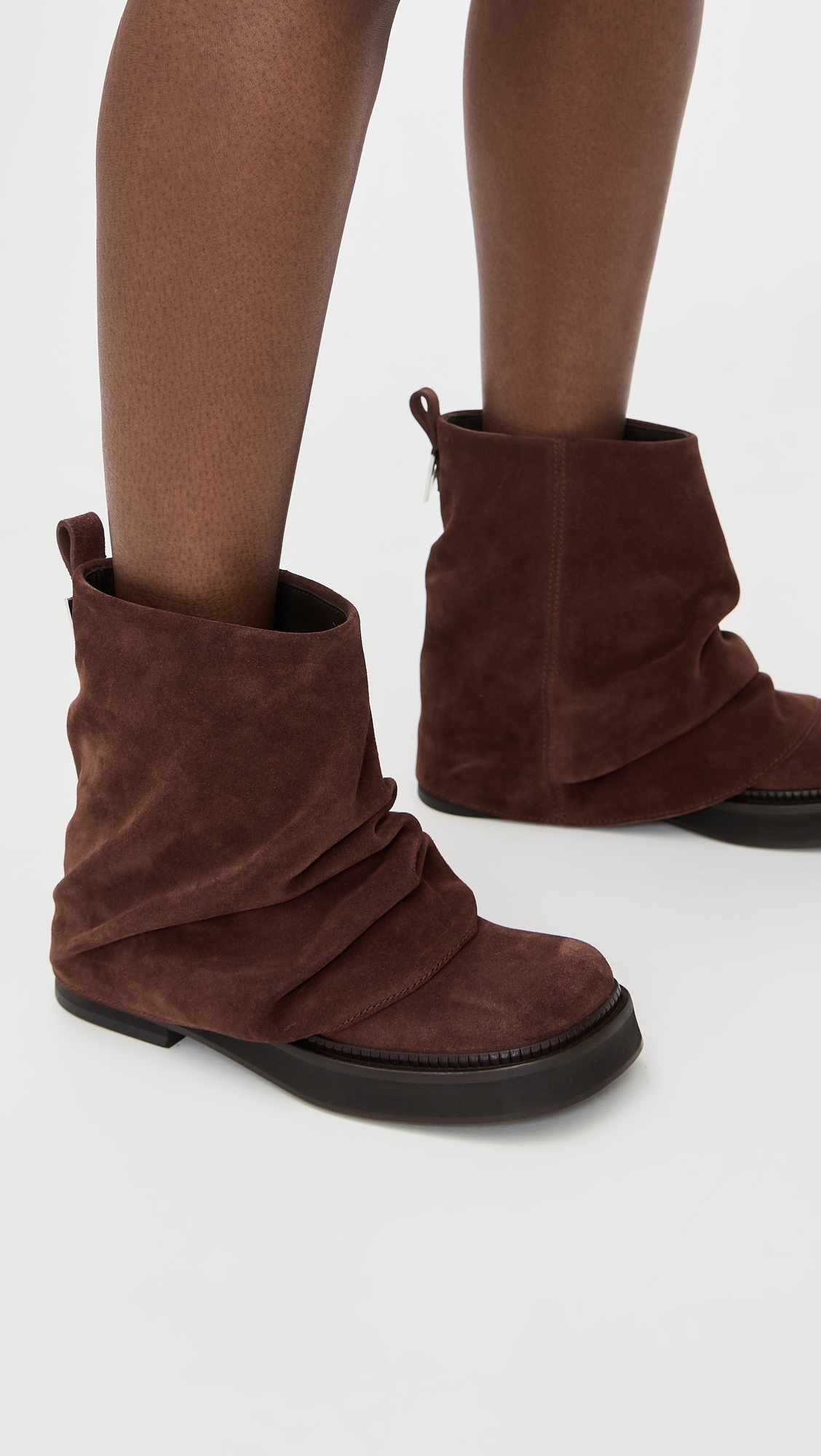 Mini Robin Combat Boots Brown