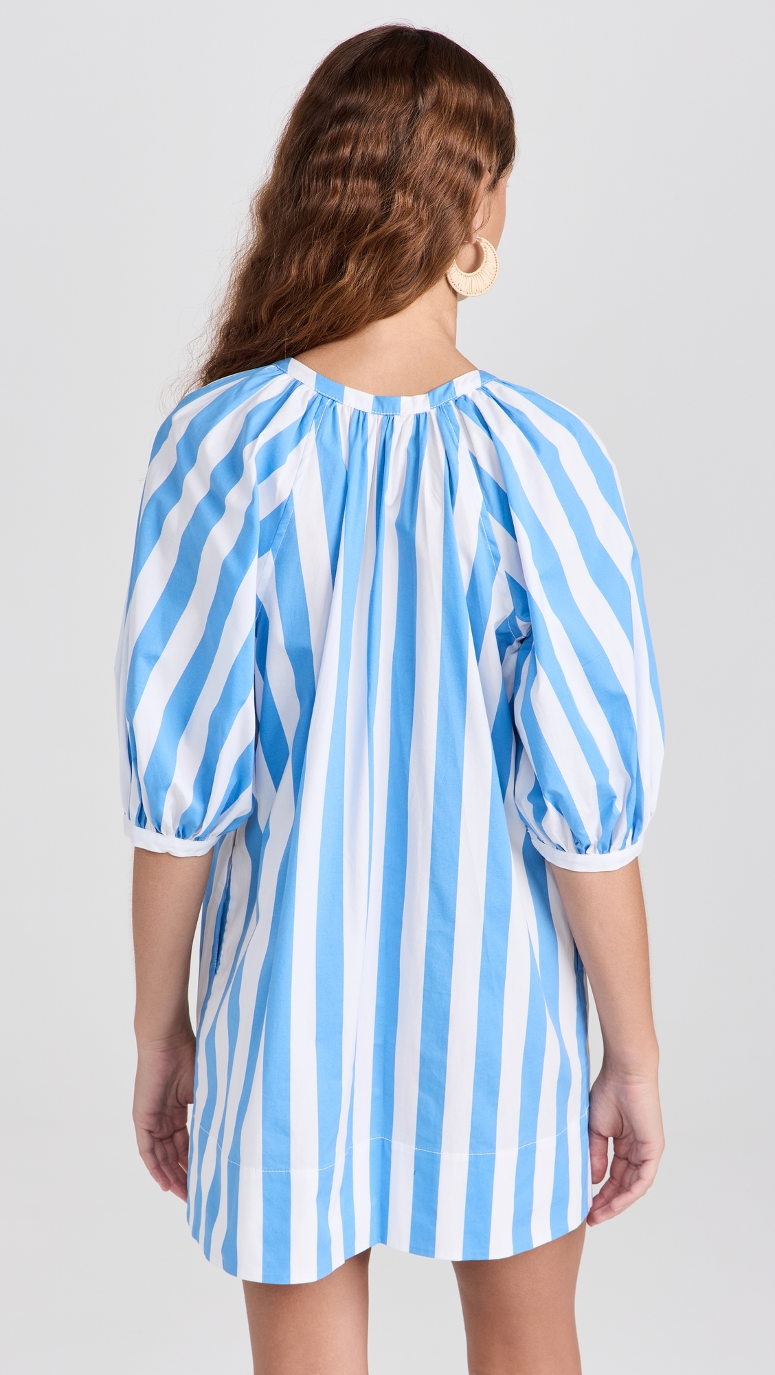 Mini Vincent Dress Blue Seashore Stripe 