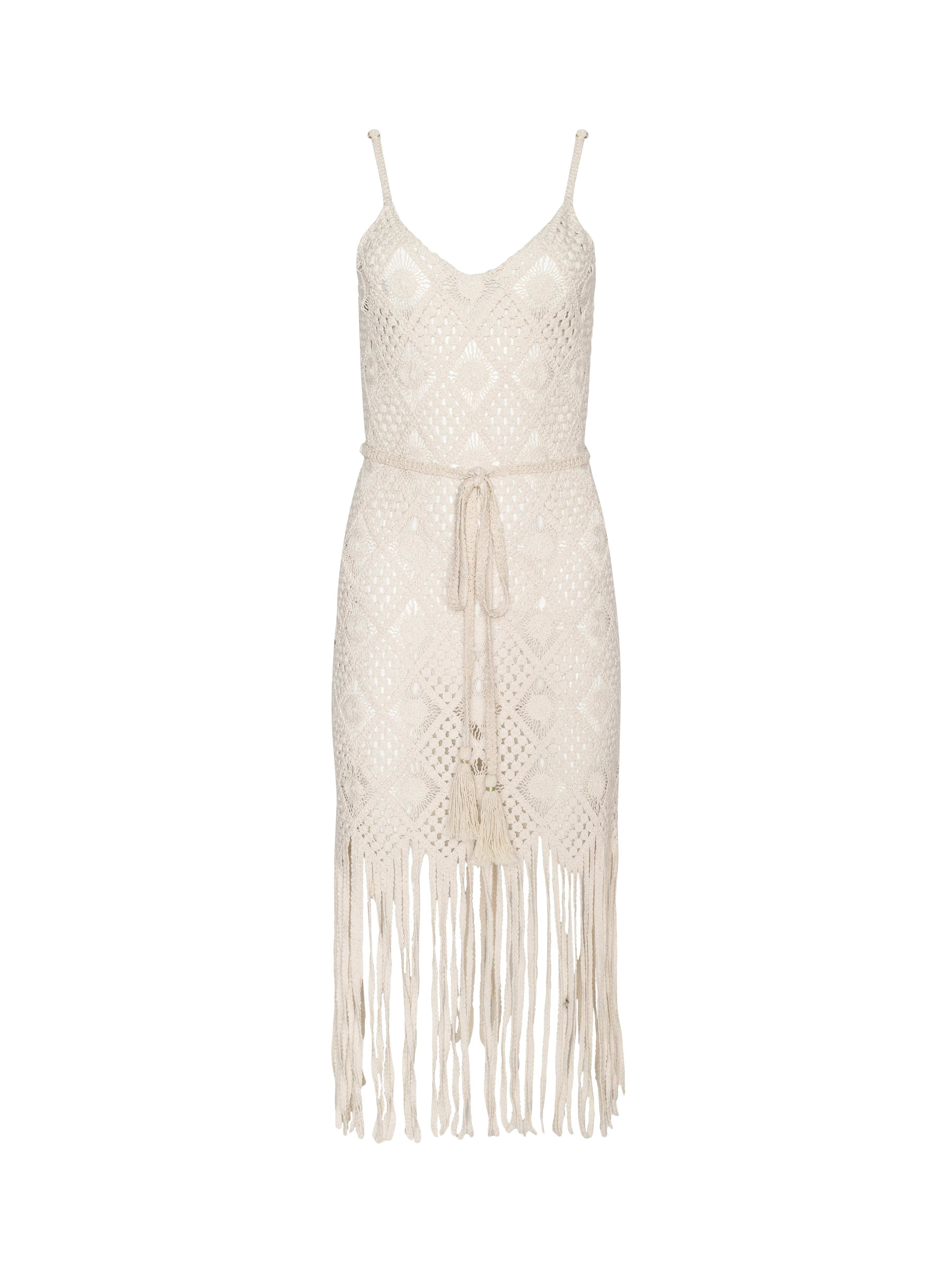 Haleigh Crochet Cover-Up Dress In Natural