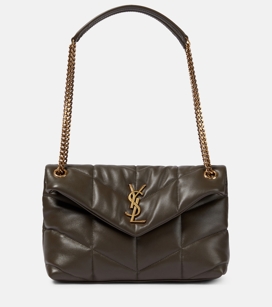 Saint Laurent Puffer mini leather shoulder bag - Realry: A global