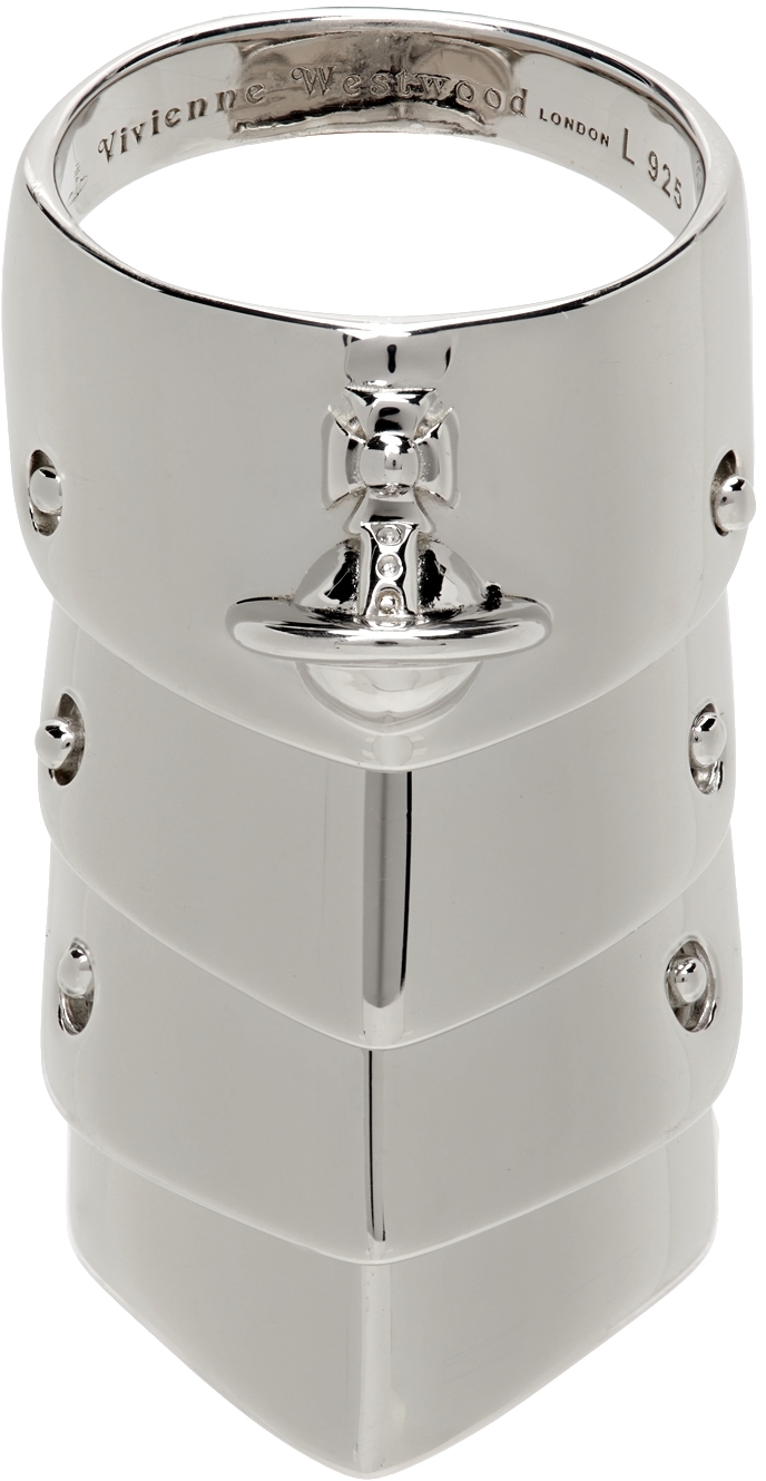 Vivienne Westwood Silver Ring Armour