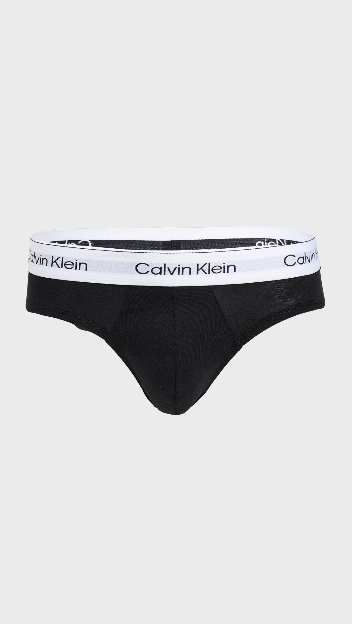 Calvin Klein Underwear Icon Cotton Stretch 3-Pack Briefs Black