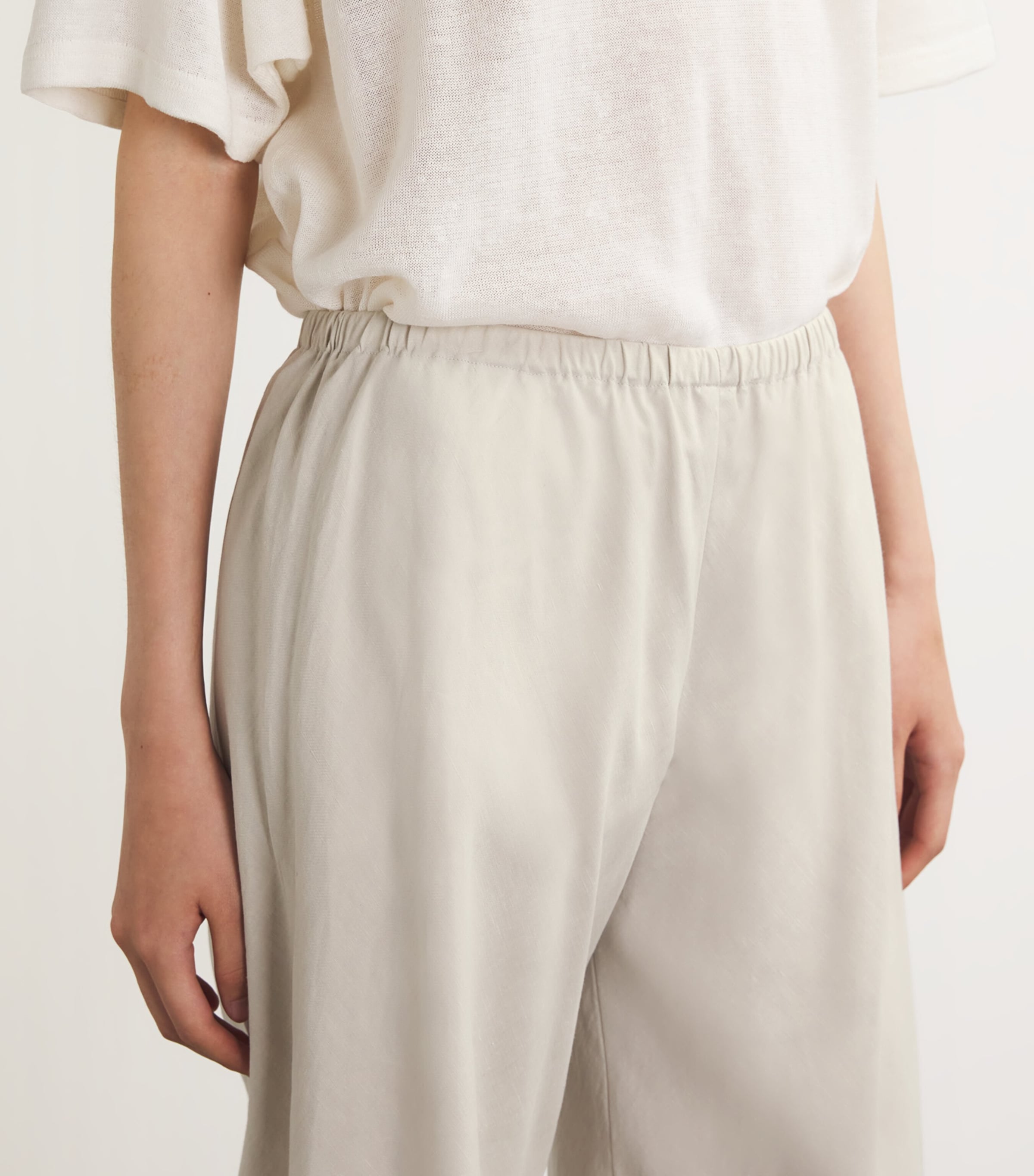 The Row Gala Silk-Linen Trousers