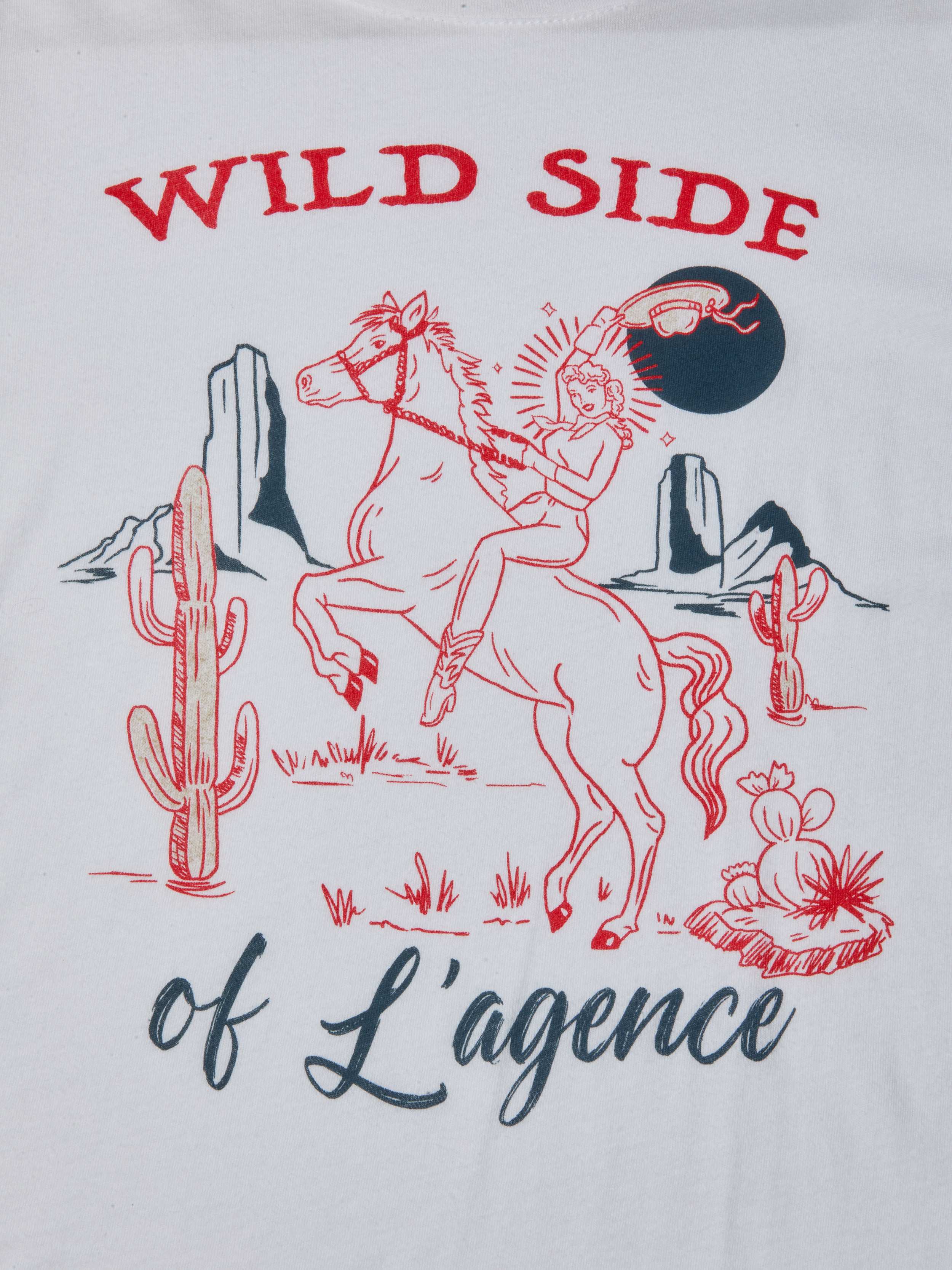 Eliza Graphic T-Shirt In White