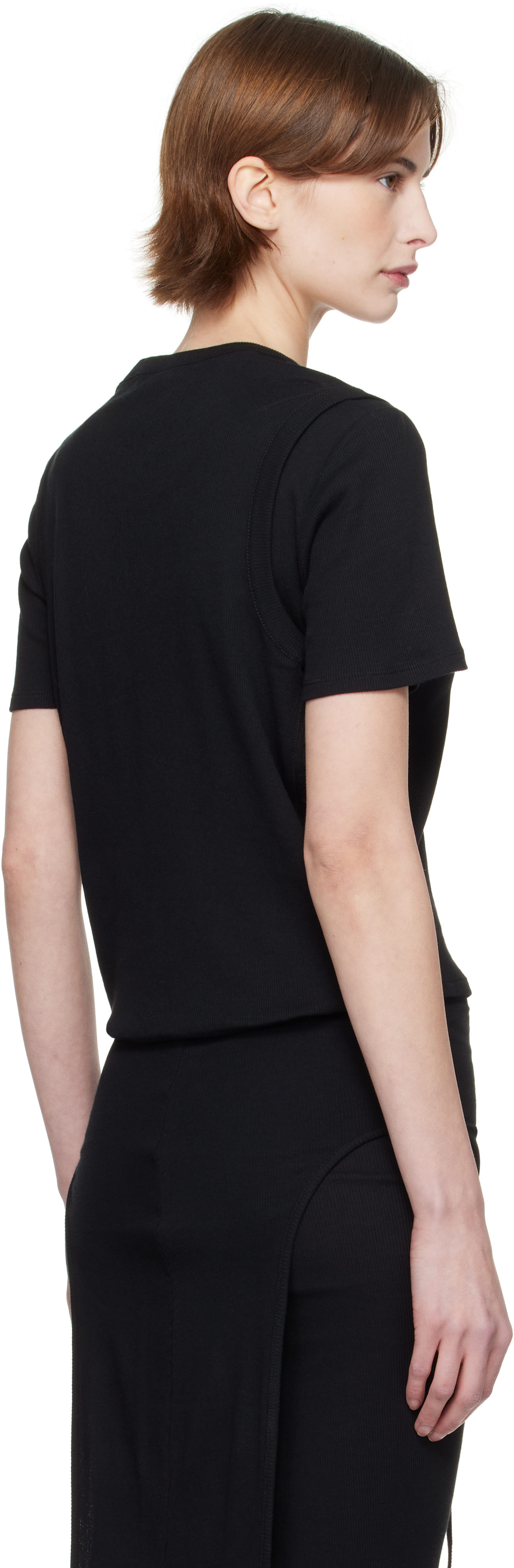 Eckhaus Latta Black Flip T-shirt