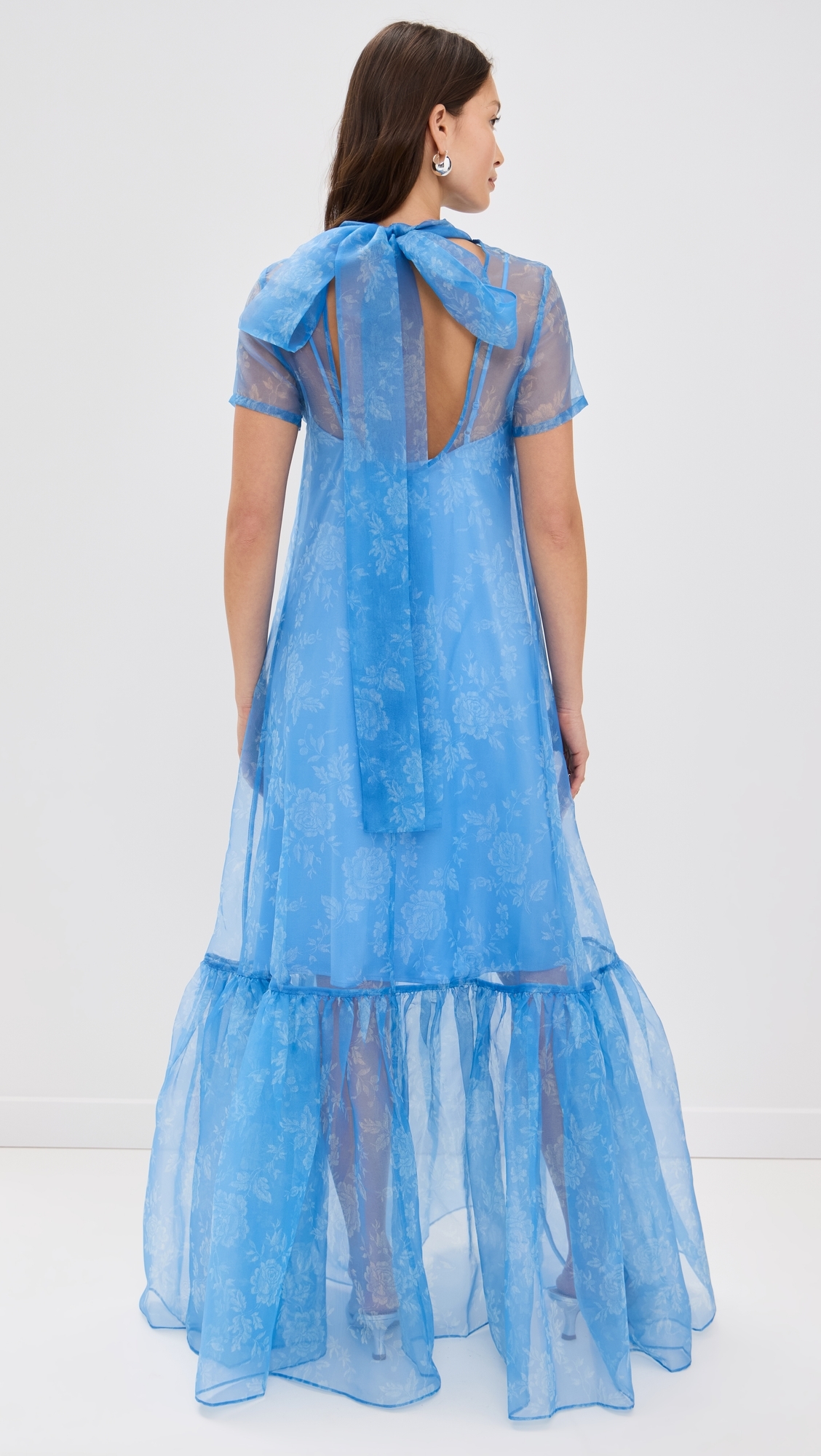 Calluna Dress Blue Rose