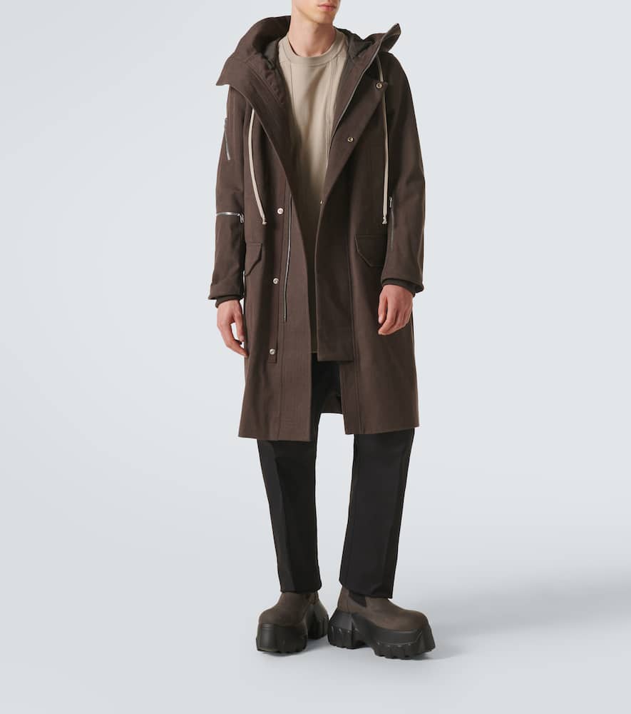 Oversized cotton coat