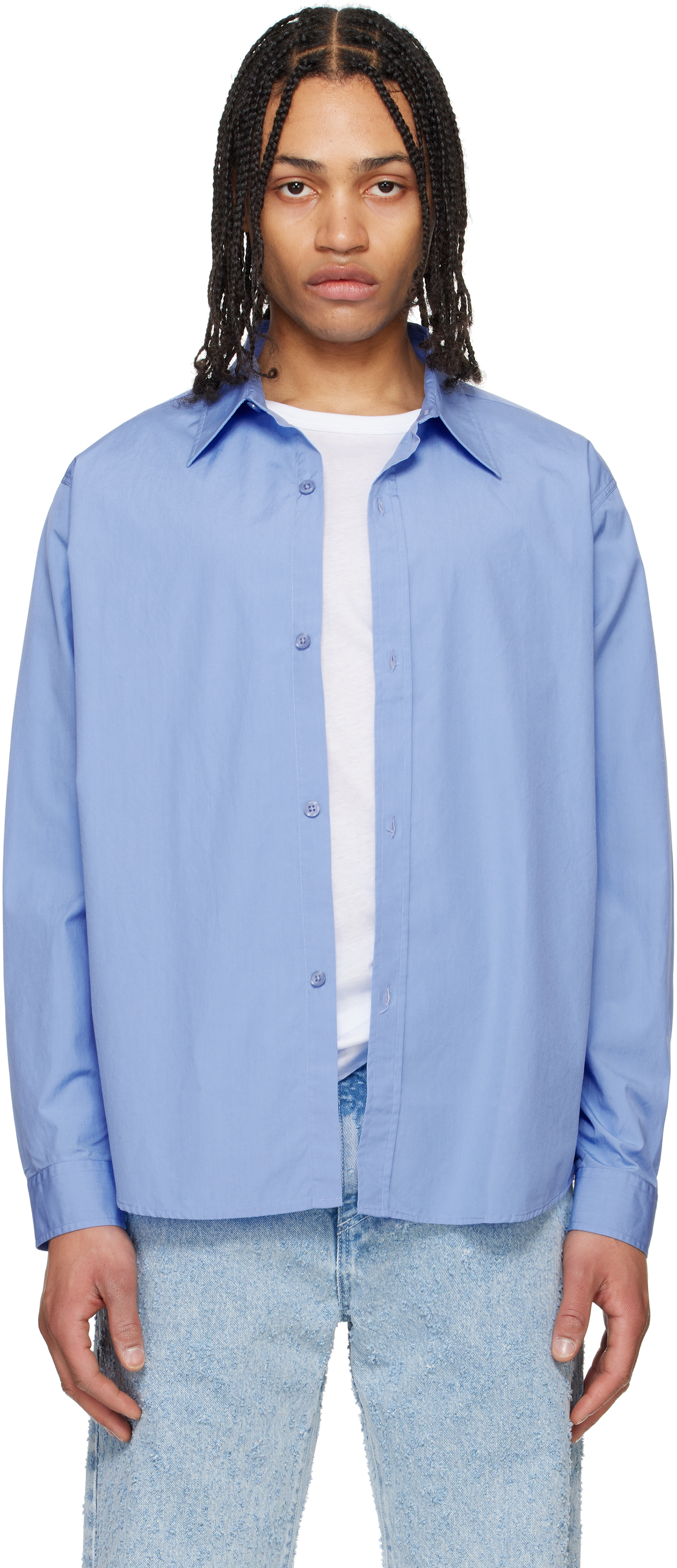 Mfpen Blue Evening Shirt