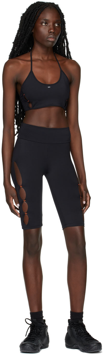SSENSE Exclusive Black Cutout Bike Shorts