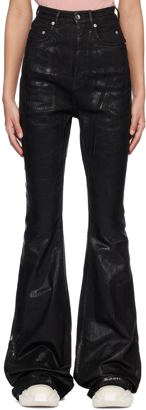 Rick Owens Black Bolan bootcut denim jeans - Realry: Your Fashion