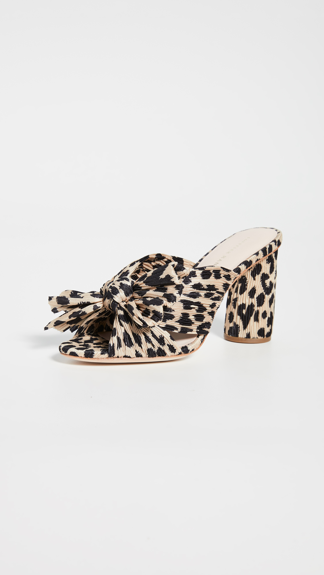 Penny Pleated Bow Sandals