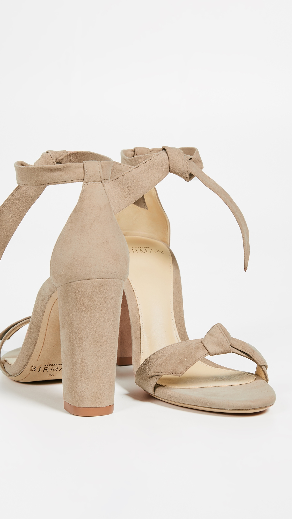 Clarita Block 90mm Sandals Cameo