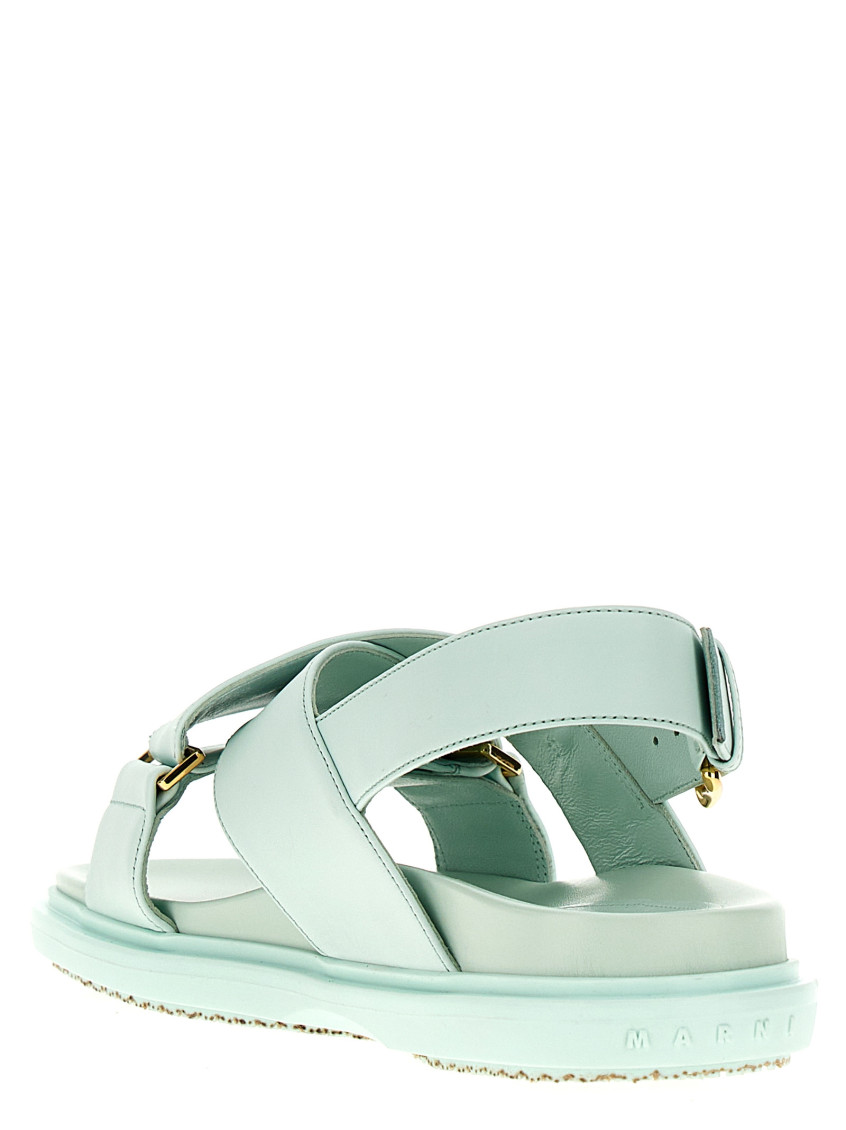 Light Blue Fussbet Sandals