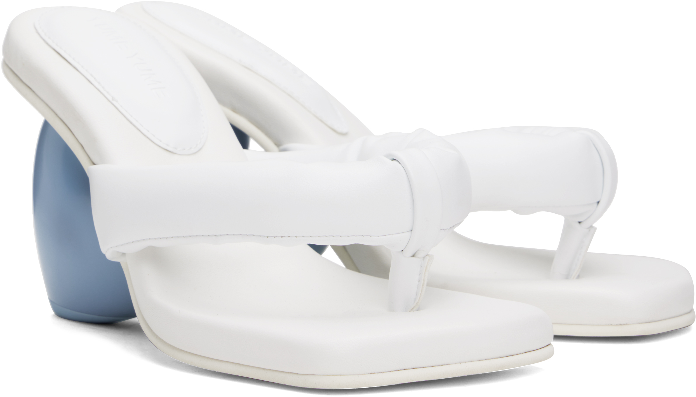 YUME YUME White Love Heeled Sandals