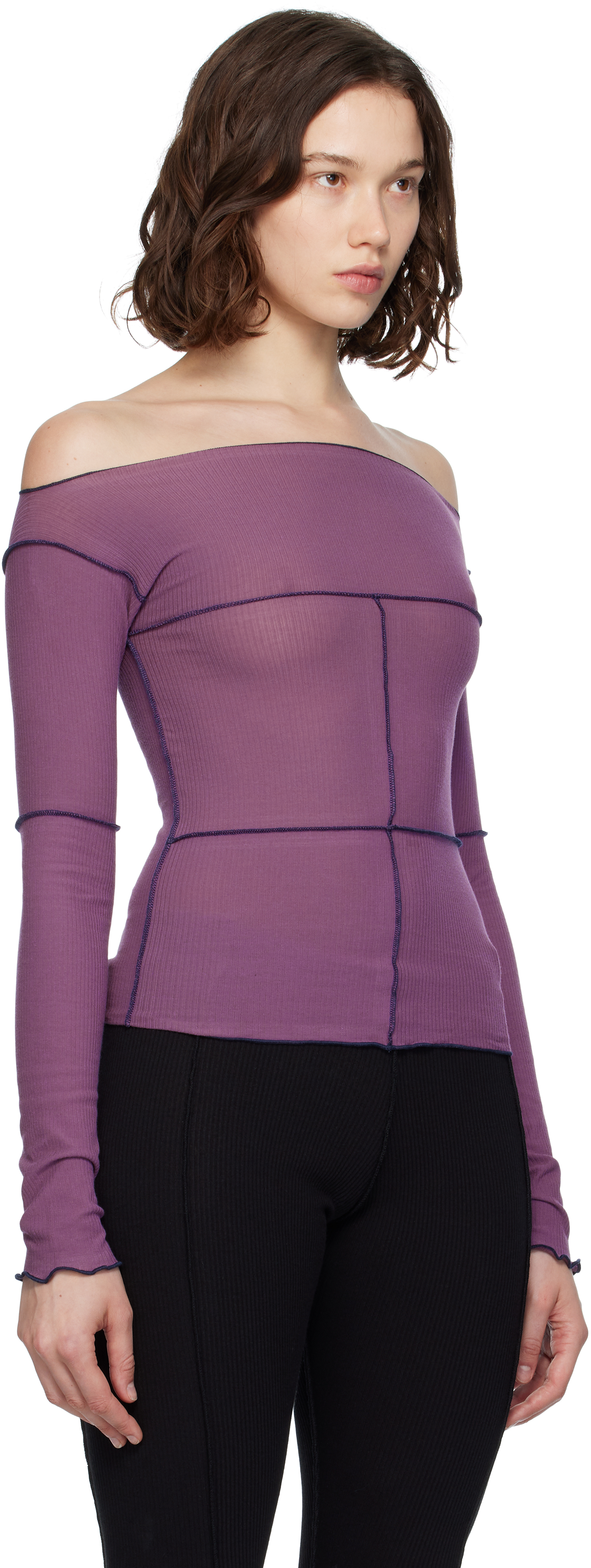 Purple Cinder Halter Top