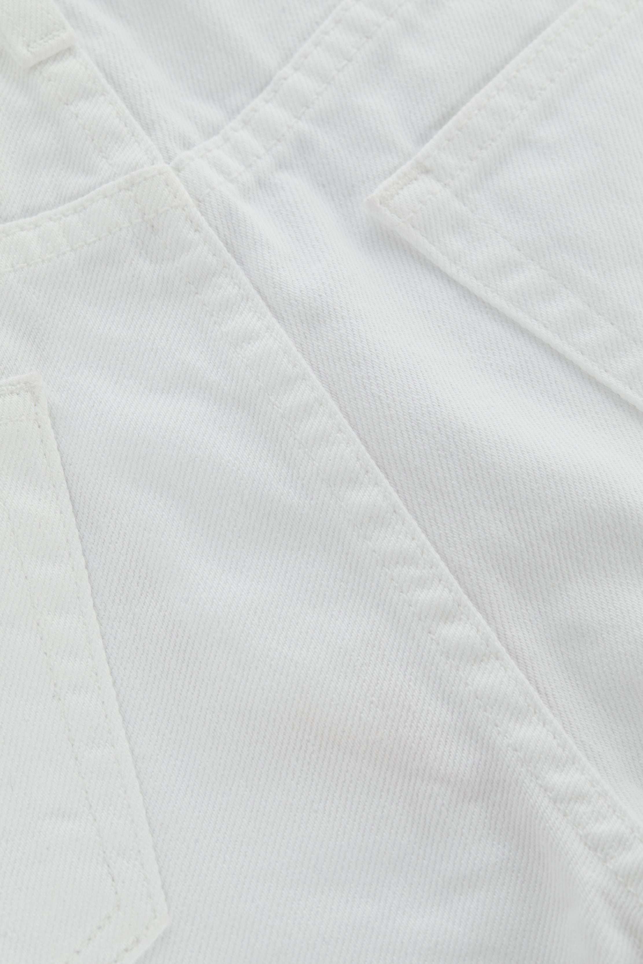 Leighton Cropped Cuffed Jean In Blanc