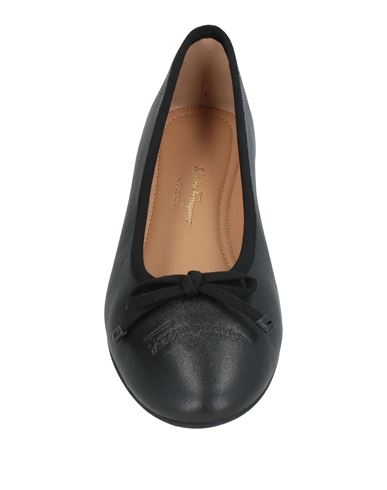 Ferragamo Woman Ballet flats Black Size 6 Leather