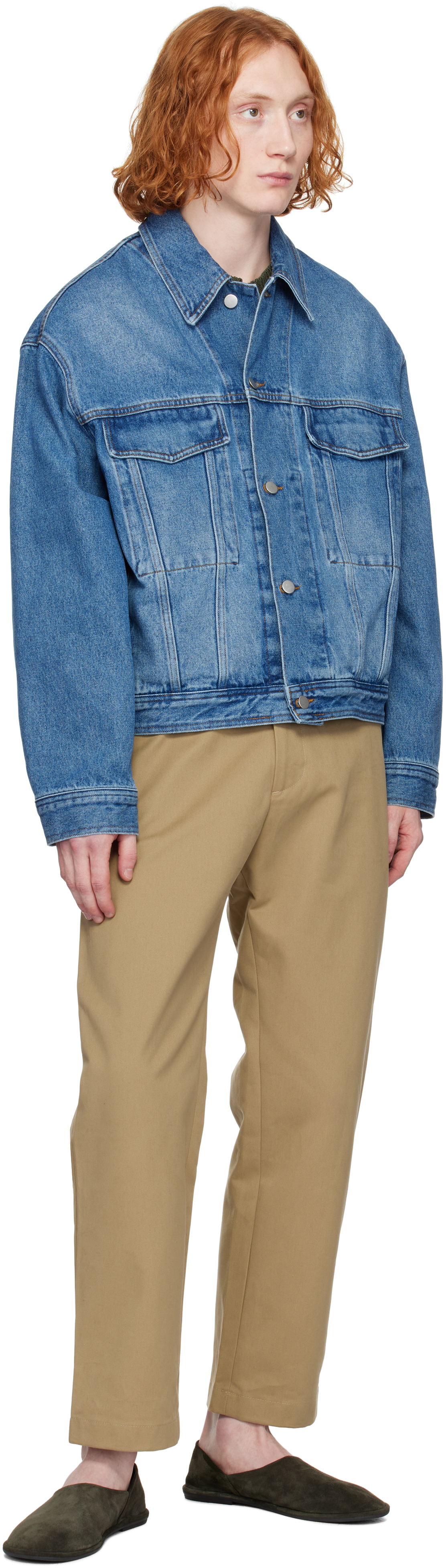 Studio Nicholson Blue Stein Denim Jacket