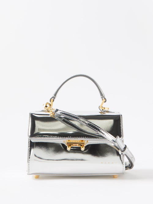 Marni Mini Relativity Patent-Leather Bag