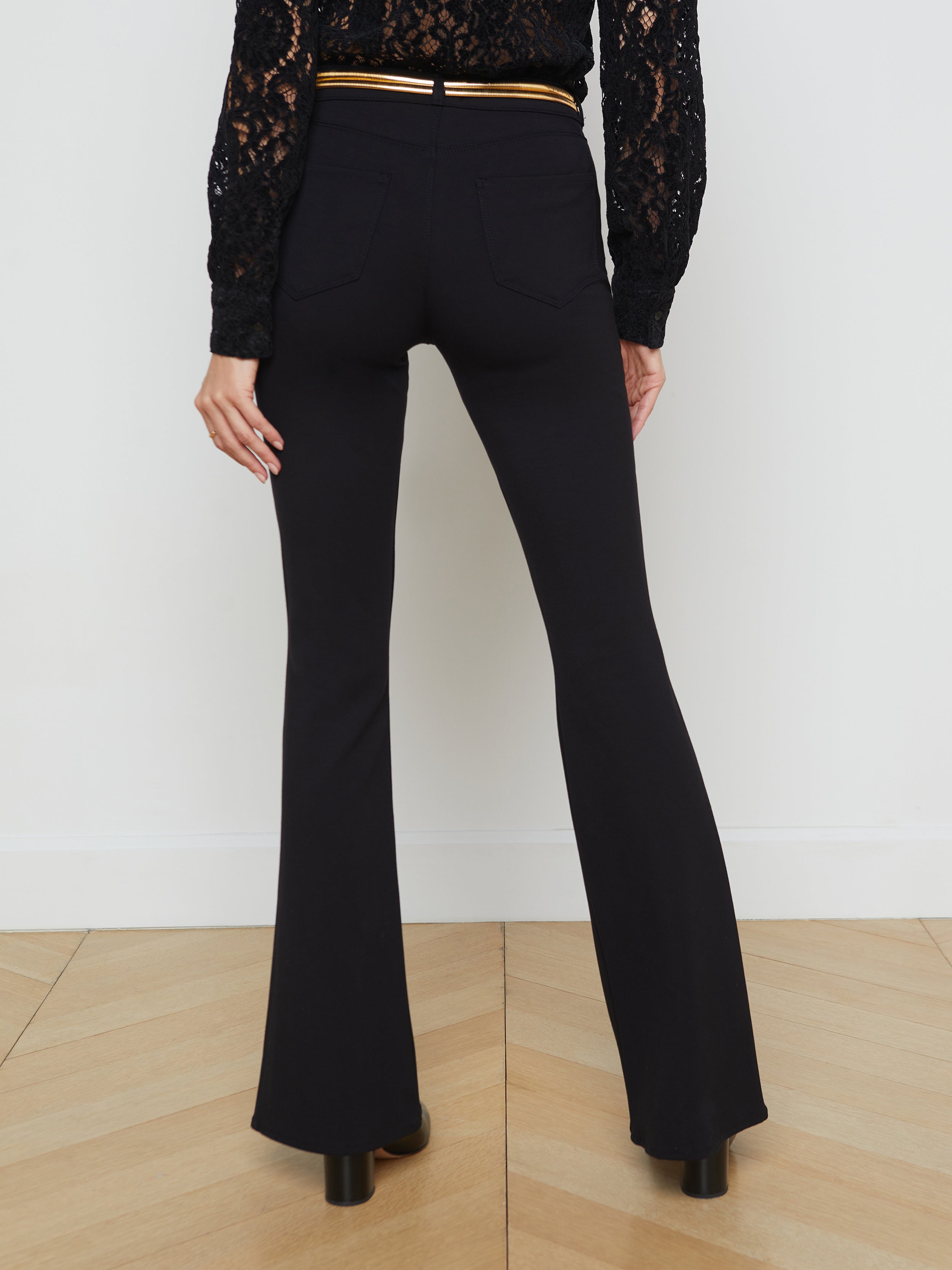 Marty Flare Pants In Black