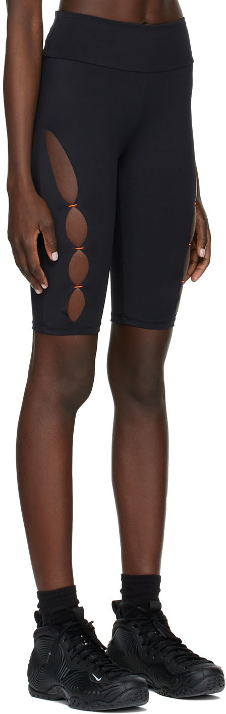 SSENSE Exclusive Black Cutout Bike Shorts